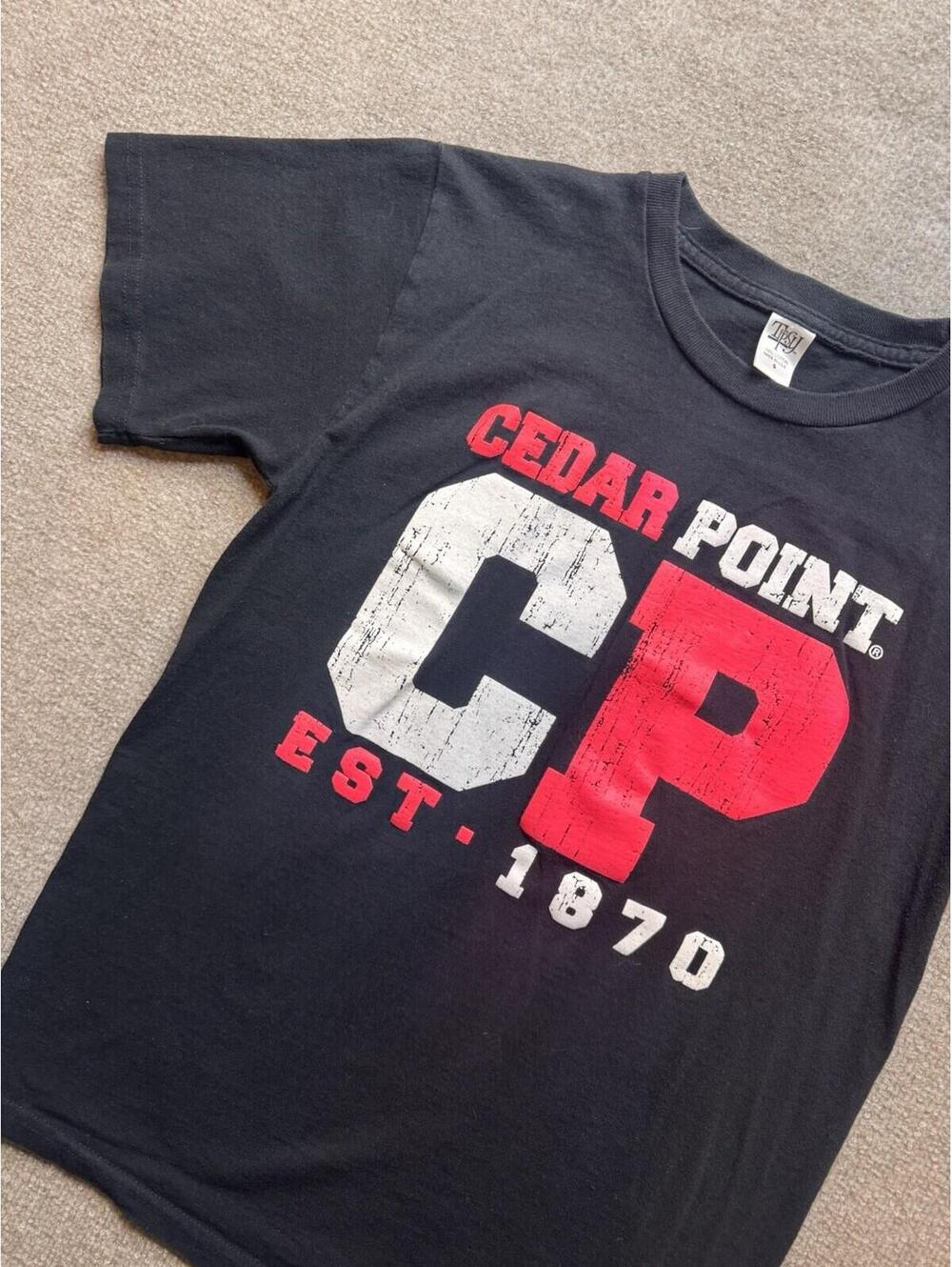 Cedar Point Established 1870 Ohio Tipsy T Shirt Size S 776